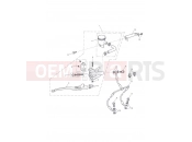 Triumph 2010 Tiger 1050 Front Brake Master Cylinder & Ho