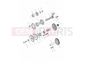 Alternator & Starter Gears - Triumph DAYTONA 595 / 955i 2001