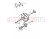 Triumph 1992 DAYTONA 750/1000 Rear Wheel/Final Drive