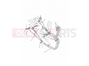 Triumph 1992 DAYTONA 750/1000 Exhaust System 4 Cylinder Engines