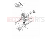 Triumph 2000 LEGEND TT Rear Wheel/Final Drive