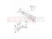 Triumph 2000 LEGEND TT Headlight Assembly