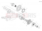 DUCATI 2022 STREETFIGHTER V4 S REAR WHEEL SPINDLE [MOD:SFV4 S]