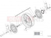 DUCATI 2022 Diavel 1260 S FRONT WHEEL [XCO:BYG]