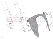 DUCATI 2022 Hypermotard 950 SP FRONT MUDGUARD