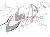 DUCATI 2022 Hypermotard 950 SP COWLING
