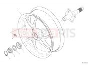 DUCATI 2022 Hypermotard 950 REAR WHEEL