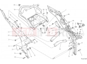 DUCATI Multistrada V2 S Travel REAR FRAME COMP.