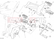 DUCATI Multistrada V2 S Travel FOOTRESTS, LEFT