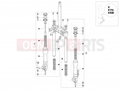 PIAGGIO Beverly 350 4T 4V ie Sport Touring Fork's components (Kayaba)