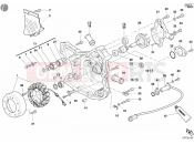 DUCATI Monster S4R GENERATOR COVER - WATER PUMP » COOLING SYSTEM