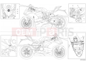 DUCATI Panigale V2 POSITIONING PLATES [XST:JAP]
