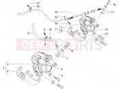 gilera 2007 Runner 125 Race VX 4T Brakes pipes - Calipers