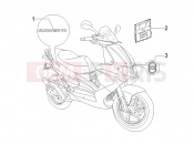 gilera 2007 Runner 125 Race VX 4T Plates - Emblems
