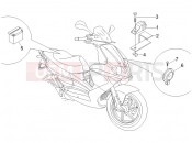 gilera 2007 Runner 125 Race VX 4T Remote control switches - Battery - Horn