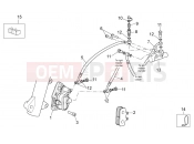 APRILIA SCARABEO 2012 Scarabeo 300 Light FRAME » Front brake caliper