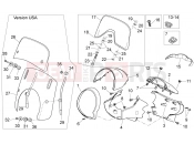 APRILIA SCARABEO 2012 Scarabeo 300 Light FRAME » Front fairing