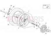 APRILIA SCARABEO 2012 Scarabeo 300 Light FRAME » Front wheel