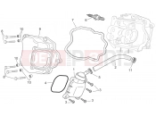 APRILIA SCARABEO 2012 Scarabeo 300 Light ENGINE » Head cover cpl.