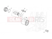 APRILIA SCARABEO 2012 Scarabeo 300 Light ENGINE » Oil filter