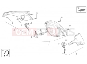 APRILIA SCARABEO 2012 Scarabeo 300 Light FRAME » Rear lights