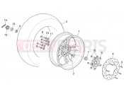 APRILIA SCARABEO 2012 Scarabeo 300 Light FRAME » Rear wheel