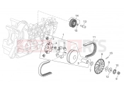 APRILIA SCARABEO 2012 Scarabeo 300 Light ENGINE » Variator assembly