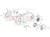 APRILIA SCARABEO 2012 Scarabeo 300 Light ENGINE » Variator cover