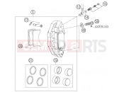 HUSABERG 2006 Street FS 650c/6 06 (2503F5) [EU] FRONT BRAKE CALIPER|Frame|13