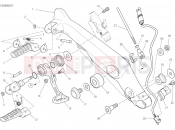 DUCATI 2022 Scrambler Icon FOOTRESTS, RIGHT