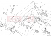 DUCATI Scrambler Nightshift FOOTRESTS, LEFT [MOD:SCR800NS]