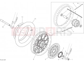 DUCATI Scrambler Nightshift FRONT WHEEL [MOD:SCR800NS]