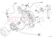 DUCATI 2022 XDiavel S GENERATOR COVER