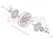 DUCATI 2022 Scrambler 1100 Dark Pro FRONT WHEEL