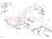 DUCATI 2023 Monster Plus FOOTRESTS, LEFT