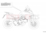 DUCATI 2023 Multistrada V2 S Travel LABEL, WARNING [XST:TWN]