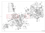 DUCATI 2015 Monster 821 Dark HALF-CRANKCASES PAIR [MOD:M821DARK]