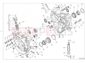 DUCATI 2016 XDiavel S HALF-CRANKCASES PAIR [MOD:XDIAVELS]