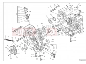DUCATI 2016 Hyperstrada 939 HALF-CRANKCASES PAIR [MOD:HY939STR]