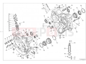 DUCATI 2017 Multistrada 1200 Enduro HALF-CRANKCASES PAIR [MOD:MS1200E]