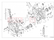 DUCATI 2019 Monster 1200 R HALF-CRANKCASES PAIR [MOD:M 1200R]