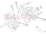 DUCATI 2021 XDiavel S HALF-CRANKCASES PAIR [MOD:XDIAVELS]