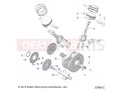INDIAN 2021 CHALLENGER LIMITED (R07) (N21LCARR) ENGINE | ENGINE, PISTON and CRANKSHAFT - N21LCARR ALL OPTIONS (200687C)