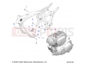 INDIAN 2021 ROADMASTER (R02) (N21TRABB) ENGINE | ENGINE, ENGINE MOUNTING - N21TRABB ALL OPTIONS (201073C)