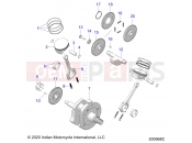 INDIAN SPRINGFIELD 111 (R01) (N21THAAA) ENGINE | ENGINE, PISTON and CRANKSHAFT - N21THAAA ALL OPTIONS (200968C)