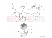 ELECTRICAL » ELECTRICAL, BATTERY - (C700427-1) - Polaris PRO XD 2000D (R02) (D21BBPD4B4) 2021