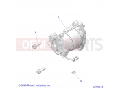 ENGINE » ENGINE, STARTER - (C700513) - Polaris PRO XD 2000D (R02) (D21BBPD4B4) 2021