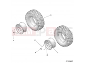 WHEELS - (C700437) » WHEELS - (C700437) - Polaris PRO XD 2000D (R02) (D21BBPD4B4) 2021