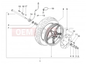 gilera 2006 Runner 50 SP Race Front wheel