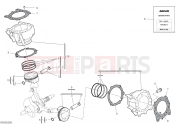 DUCATI 2022 Monster + CYLINDERS - PISTONS [MOD:M937+]